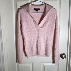 Ralph Lauren Pink V-Neck Sweater